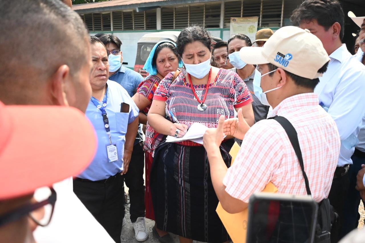 Autoridades gubernamentales realizan gira de trabajo para atender el problema del CAIMI en Ixcán