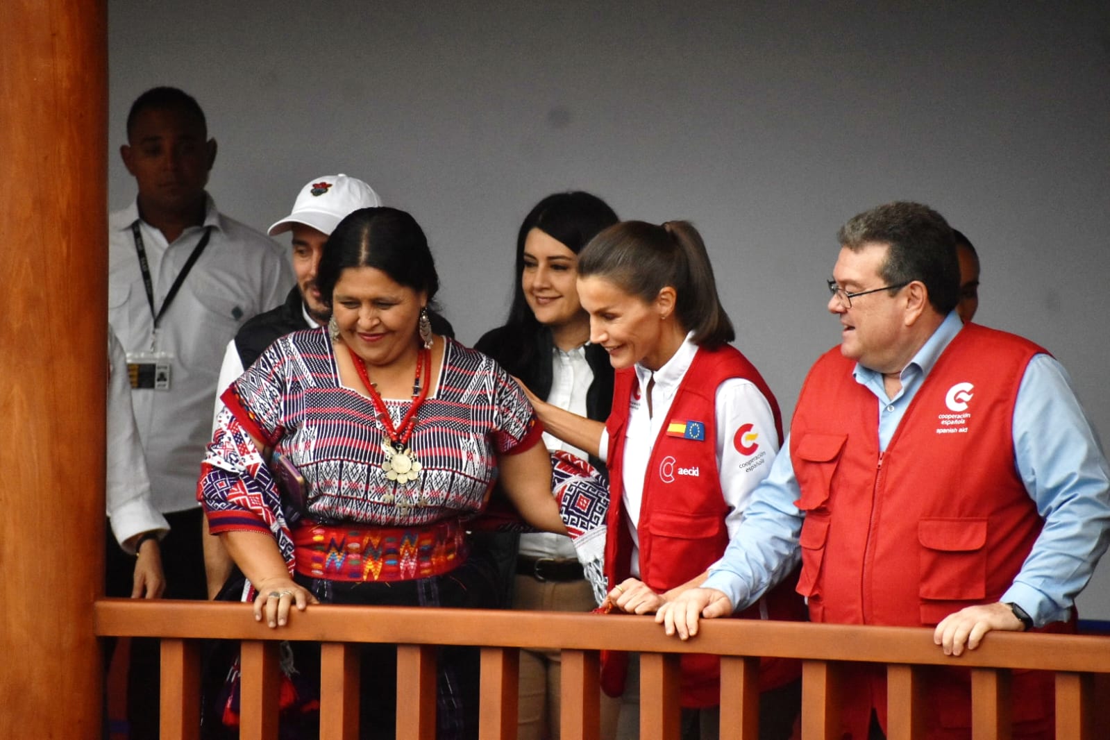 Visita de cooperación de S.M. la Reina Letizia al Centro de Formación de la Cooperación Española en Guatemala en la Antigua Guatemala